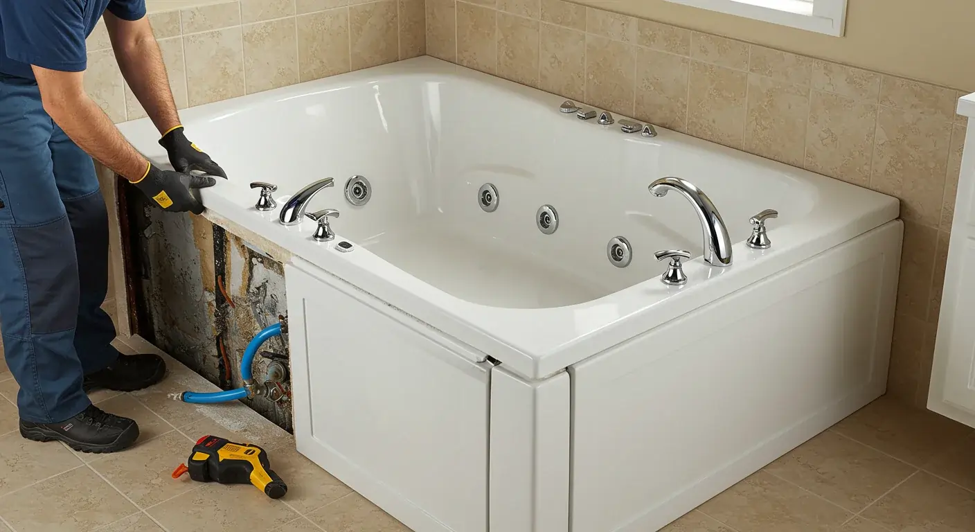 Bathtub Installation 5 Jetted Tub Replacement conroe