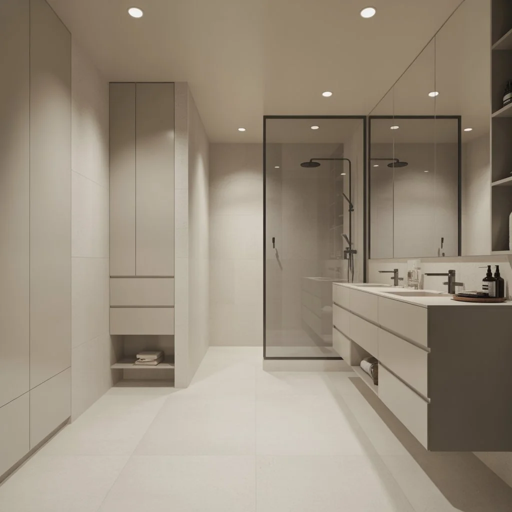Bathroom Remodel Trends in Conroe for 2025 2 minimalist modern bathroom